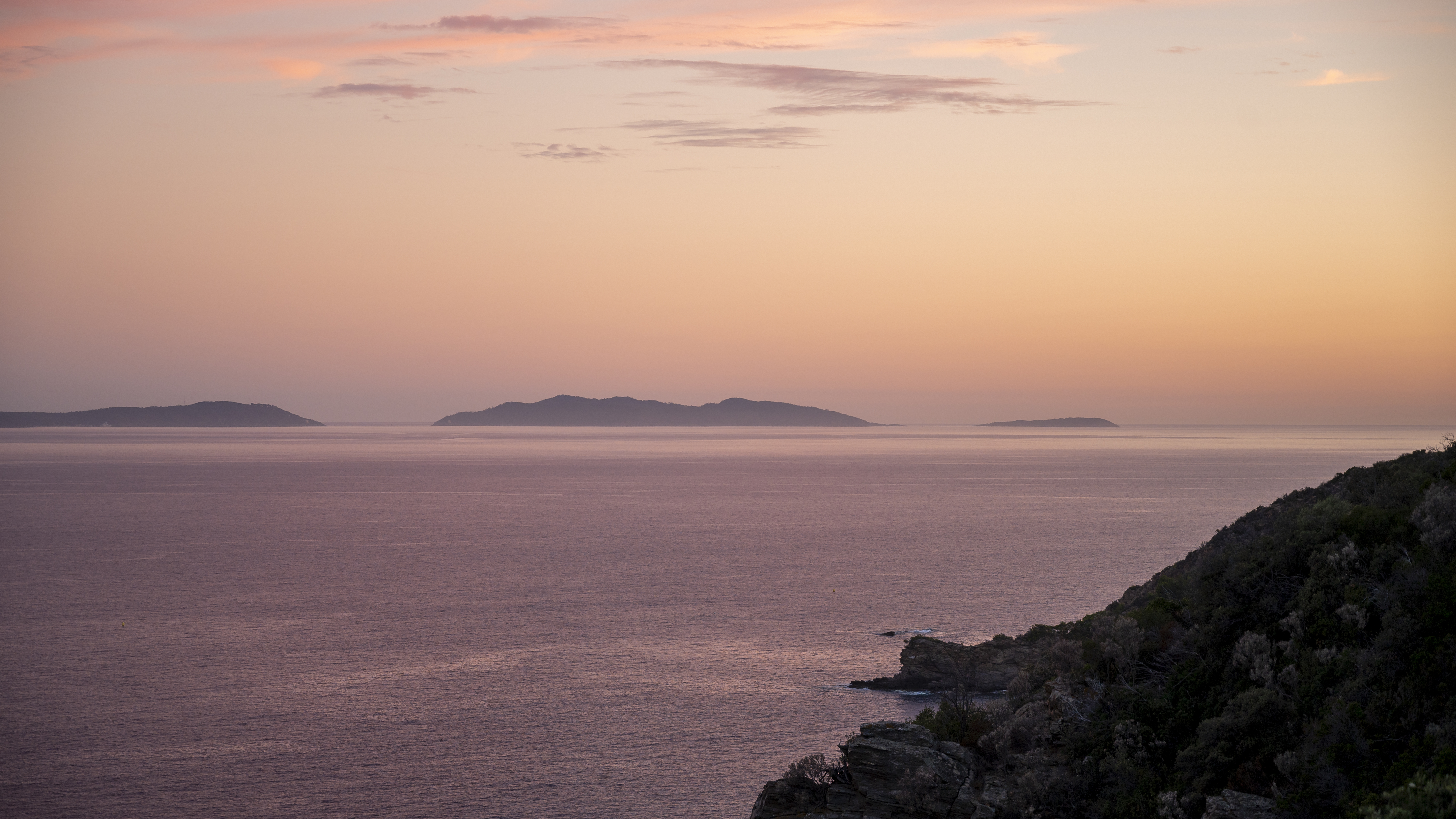 Ocean community sunset